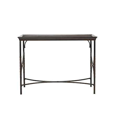 Metal Base Console Table